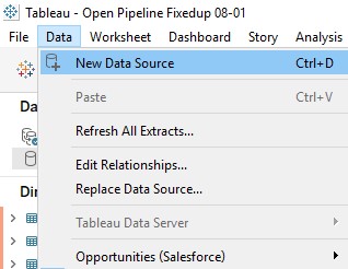 New Data Source
