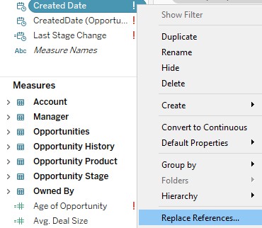 Replace References
