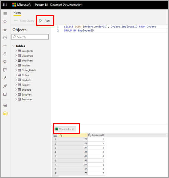 Power BI datasets 3