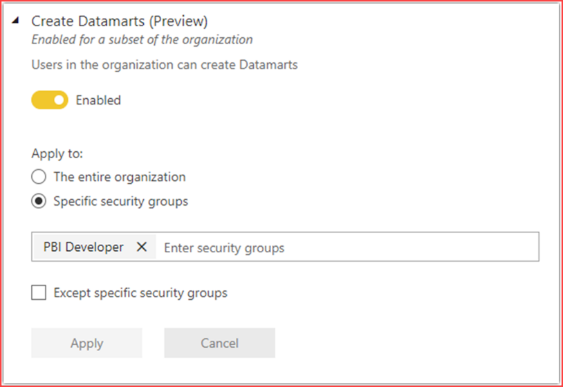 Power BI datasets 4